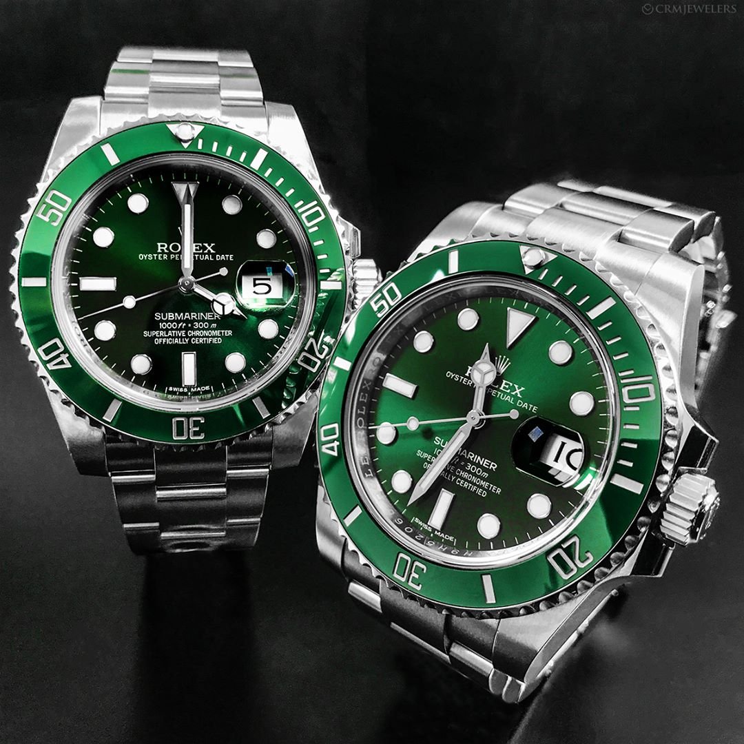 EpicureansWatch's tweet photo. Great shot of this Rolex submariner duo in green 💚
Cheers Epicureans! 🥂
Thanks @crmjewelers for sharing!
_______________
#rolex #rolexsubmariner #rolexsubmarinerhulk #duos #greenrolex #limitededition #limited #rarepiece #masterpiece #time #watchlover #timepiece #g https://t.co/KC4GumKQwV
