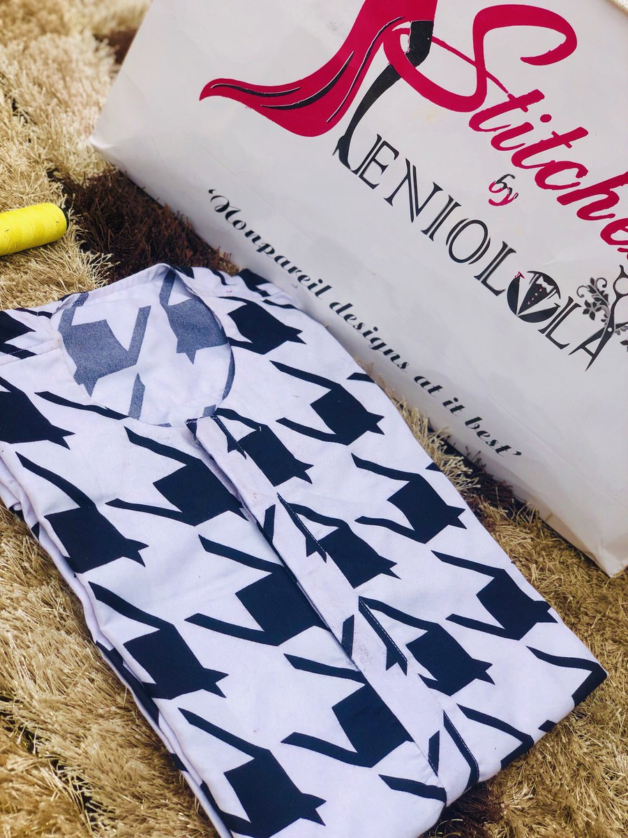 FeliciaEniola's tweet photo. My brand, my stitchesbyeniolola 
#stitchesbyeniolola
#MicrobialTailor
#unisexTailor https://t.co/KWUfAM6mjv
