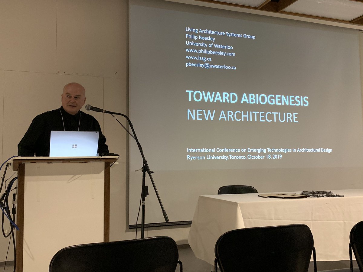 Terri Boake 🇨🇦 Canada was always GREAT!! (@terriboake) on Twitter photo ICETAD Conference Day 2. Keynote talk by Philip Beesley of <a href="/ArchWaterloo/">WaterlooArchitecture</a> @RyersonDAS ICETAD Conference Day 2. Keynote talk by Philip Beesley of <a href="/ArchWaterloo/">WaterlooArchitecture</a> @RyersonDAS