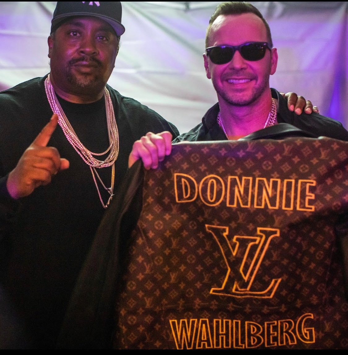Eric B and Rakim (@ericbandrakim) on Twitter photo #EricB says <a href="/DonnieWahlberg/">Donnie Wahlberg</a> is official! Look at that #LouisVuitton! Catch them both tonight on <a href="/CBS/">CBS</a> on <a href="/BlueBloods_CBS/">Blue Bloods</a>. What’s your favorite <a href="/NKOTB/">New Kids on the Block</a> song? #EricB says <a href="/DonnieWahlberg/">Donnie Wahlberg</a> is official! Look at that #LouisVuitton! Catch them both tonight on <a href="/CBS/">CBS</a> on <a href="/BlueBloods_CBS/">Blue Bloods</a>. What’s your favorite <a href="/NKOTB/">New Kids on the Block</a> song?