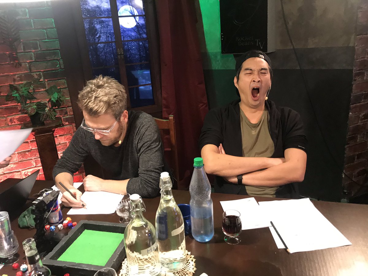 Bimon's tweet photo. Here we go again. #spitzestifte #Walpurgisnacht #rbtv https://t.co/OY0IW6evY2