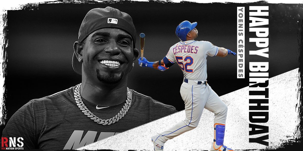 The comeback will be better than ever. Happy Birthday to one of the best hitters in the game, @ynscspds! 🥳🇨🇺