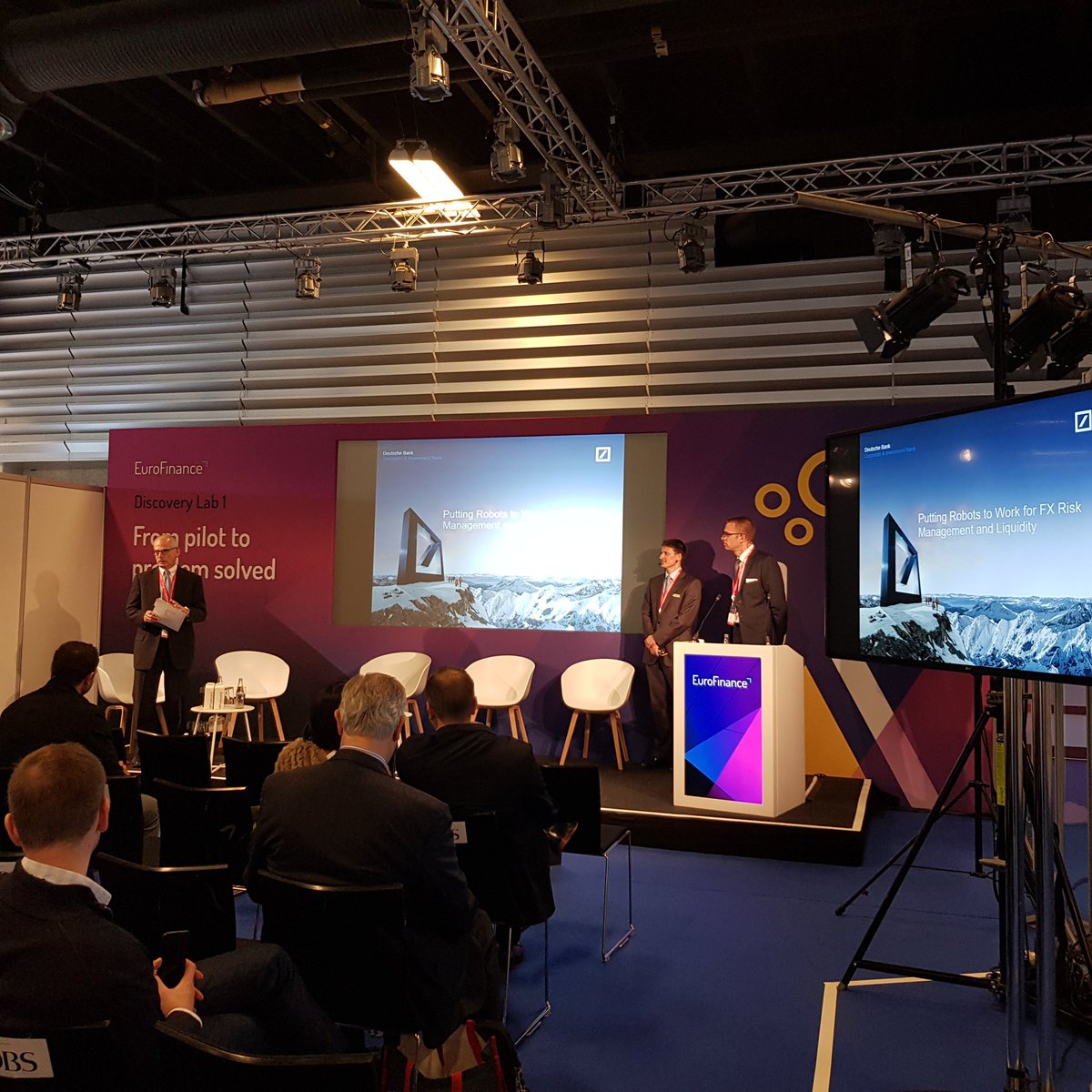 I really appreciated the opportunity to speak at the #EuroFinance conference. I am sharing a few impressions from our session on how to use RPA to address our fx exposure at #YusenLogistics. Many thanks to the team of #DeutscheBank as well as Dan Blumen.