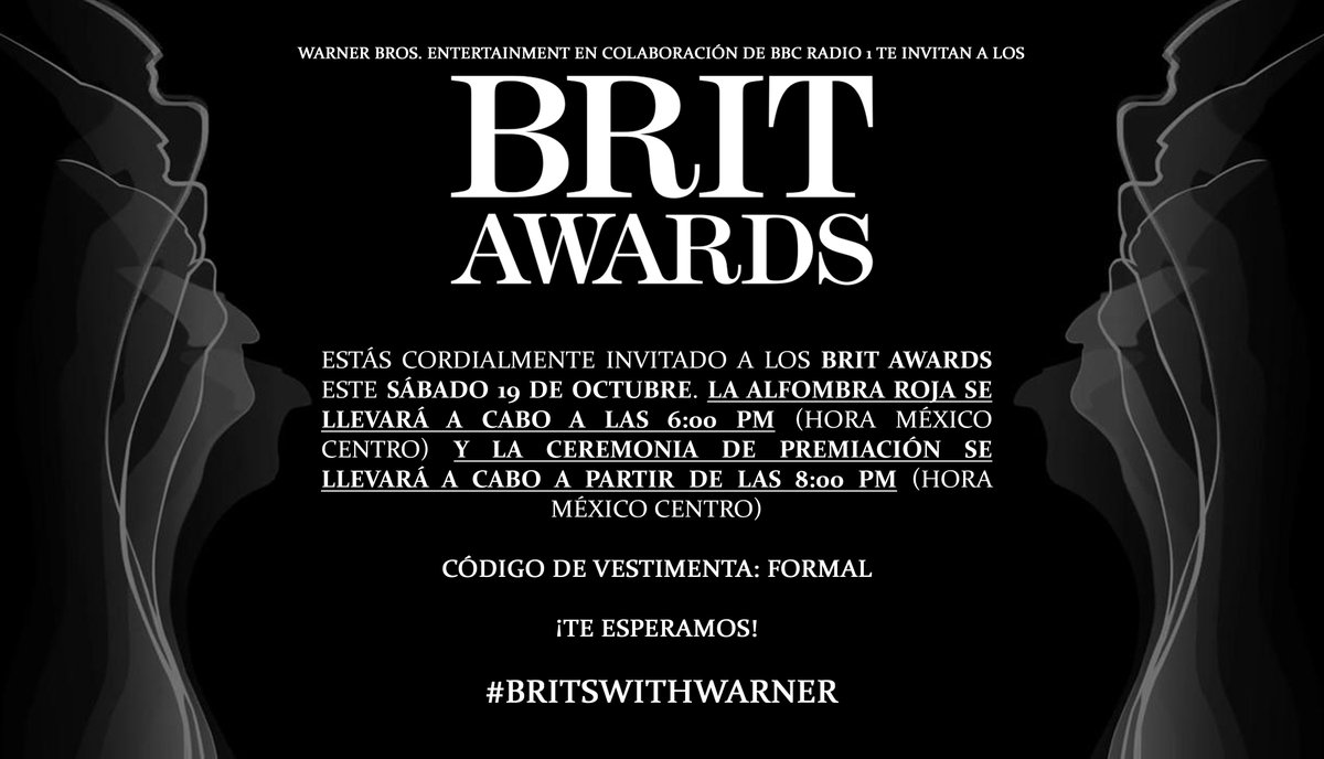 BBCRADIORP's tweet photo. Junto con @warnerbrosentrp, tenemos el honor de invitarlos a los primeros #BRITSWITHWARNER. Toda la información se encuentra en la siguiente imagen. ¡Los esperamos! https://t.co/kIFqBFEKGB