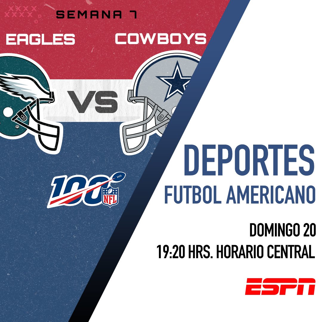 CablecomMX's tweet image. ¡No te pierdas el #SNF entre “Eagles” y “Cowboys”! Vívelo por @ESPNmx.🏈🏈
