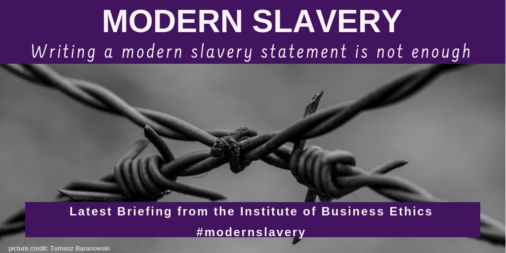IBEUK's tweet photo. #ModernSlavery statistics in the UK #everybodysproblem
Not enough companies are reporting #modernslavery statements: Only 12,778 recorded, out of 16,691 that should be reporting
#AntiSlaveryDay #businessethics https://t.co/fiha5bKe2W
