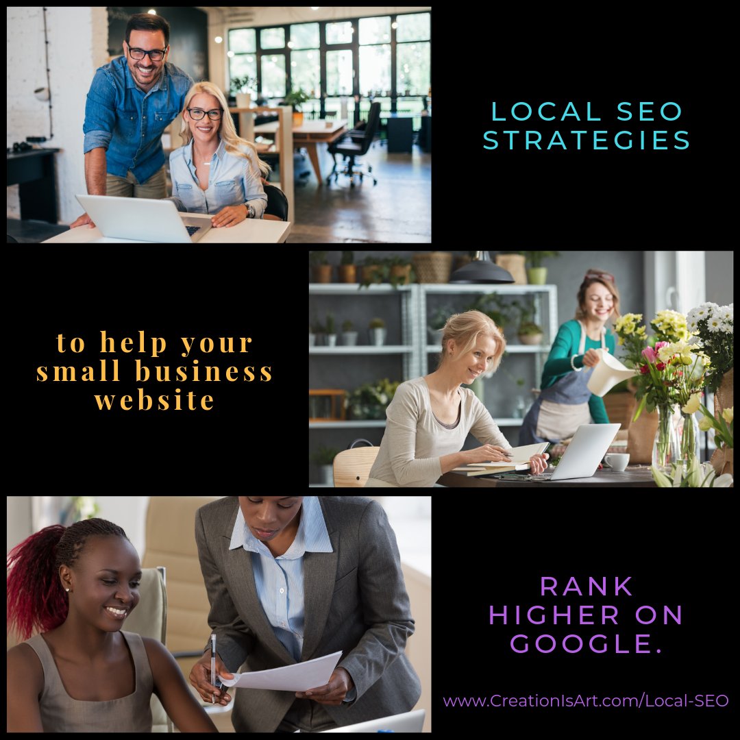 KristaLawson's tweet photo. Want to help your local business stand out from the crowd? Using these smart local SEO strategies will help your small business website rank higher on Google, putting you ahead of your local competitors. https://t.co/y5I1CgikOh
#contentmarketing #smallbusiness #seo #otimization https://t.co/Vp534lqOe6