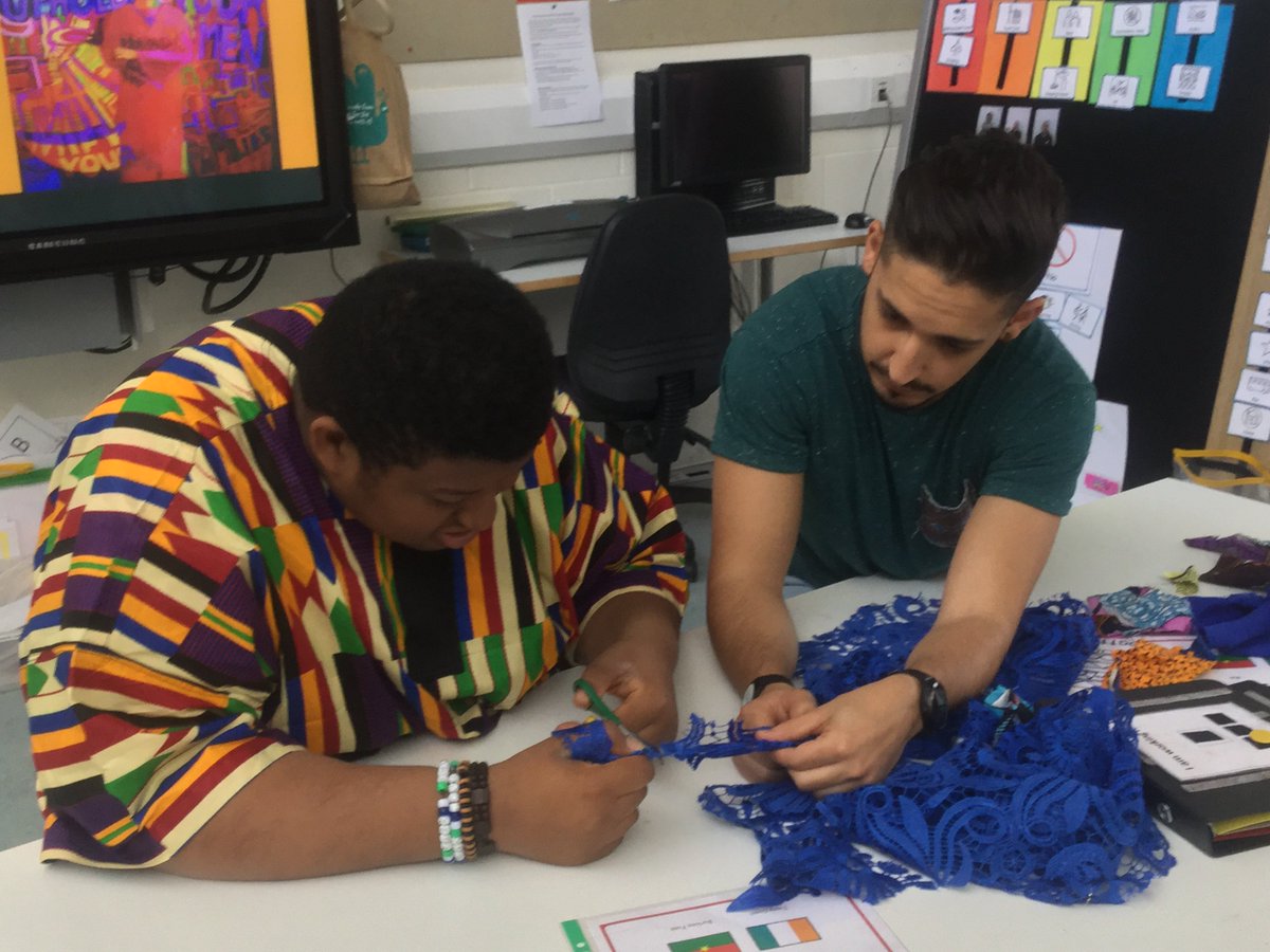 TukeSchool's tweet photo. This week #BlackHistoryMonth celebrations across the school with staff and students @TukeSch . #Ihaveadream #dressingup #Africancloth https://t.co/CD1bIDYvyb