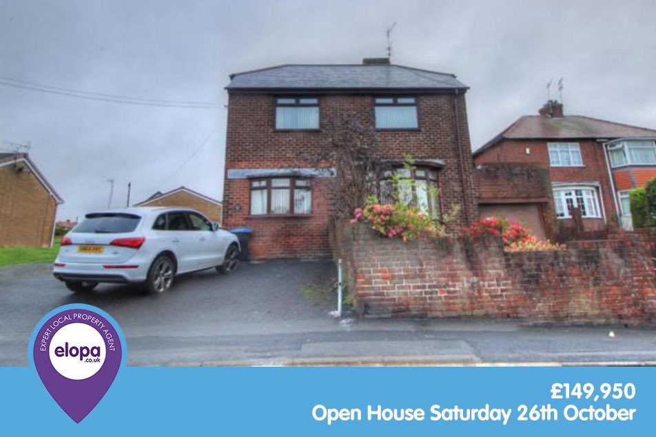 elopaUK's tweet photo. Primrose Hill, Bournmoor, Houghton Le Spring Register for our Open House Event on 26th October!

This 3 bedroom detached home is the perfect project. Spacious lounge, 3 well sized bedrooms, large garden to the rear, with two driveways and a garage to the front. https://t.co/upTMhaN41m