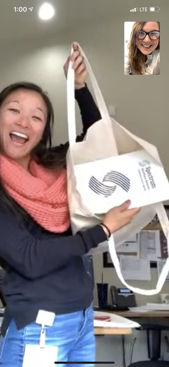 nik_with_'s tweet photo. When you are working at different locations today but need opinions on swag— enter FaceTime. #modeloftheyear #spectrumswag #needsofttotes @amyjose21 @kldavid https://t.co/N0tsQtlA0C