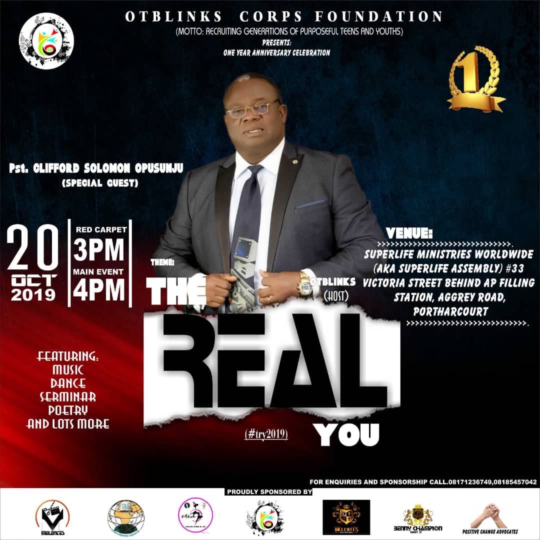 PrimNProperA's tweet photo. ARE YOU A YOUNG PERSON❓
DO YOU HAVE DREAMS❓
Join @ChristianTamun3 to celebrate 1 year anniversary on the 20th of October 4pm
There'd be discoveries.
📞 08171236749
#TheRealYou
#OTblinksCorpsFoundation
#OTBLINKS
#Ladies #Gentlemen #TheRealYou
#PrimNProperAfrica
#IamVerdant💪 https://t.co/19HZja2MJx