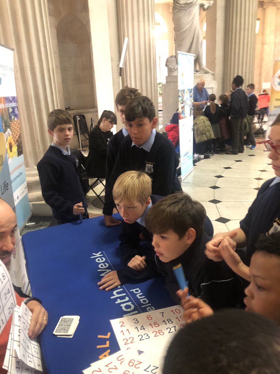 StAudoenStudent's tweet photo. #iusemaths time in City Hall @mathsweek https://t.co/3ET3FzpFj4