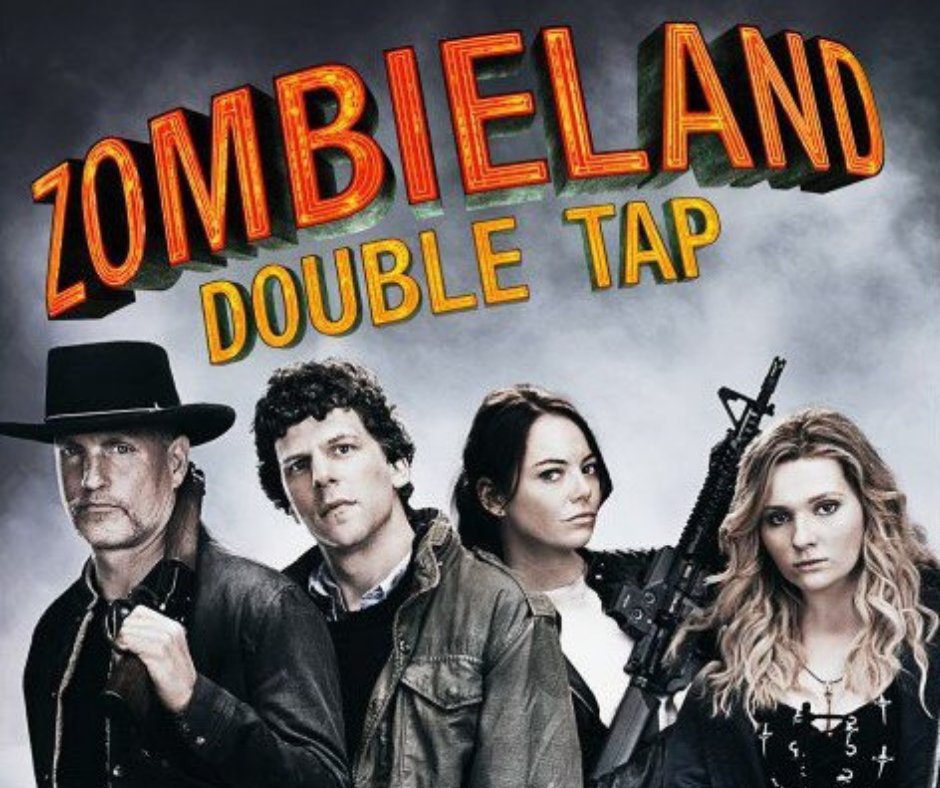 EliteHTS's tweet photo. Fan of zombies? Woody Harrelson &amp; Co. are back in the much-awaited sequel, ZOMBIELAND 2: DOUBLE TAP, where they face off against evolved zombies, fellow survivors, and the growing pains of the snarky makeshift family. 🧟🎥🍿 https://t.co/LybHRjzUip