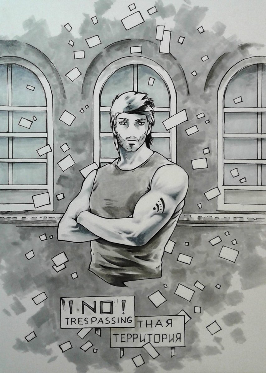 mm_graphic's tweet photo. Восемнадцать - Клод, охраняющий покой жильцов. #sketch #inktober #ttesc https://t.co/Cg1CzVlFqf