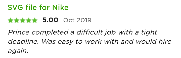 vfxwalaprince's tweet photo. New Feedback @Upwork
#freelancelife #upworklife #vfxwalaprince #freelancegraphicsdesigner
#SuccessStories https://t.co/KSVbYYDGGw