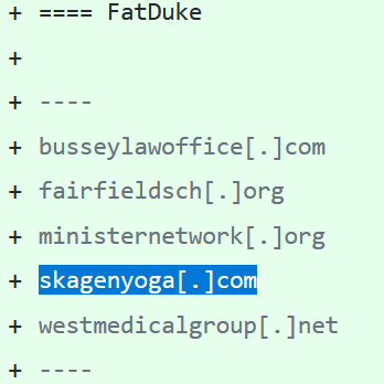 peterkruse's tweet photo. For my Danish followers: En frisk #APT rapport fra mine venner hos @ESETresearch lister Skagen Yoga som C&C server for #FatDuke. Måske @Cybersikkerhed skulle kigge nærmere på den relation? Det er sgu da god humor. Jeg har grinet i flere dage :-) https://t.co/dv3qSwfDeC https://t.co/1y06KIsNld