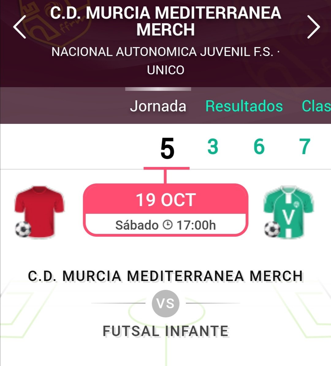 CDMURCIA_FS's tweet photo. Recordar. Nacional Autonómica Juvenil. Sábado 19 a las 17:00 en pabellón municipal Federico Arce. Partido @CDMURCIA_FS @MediterraneaM1 "B"-@Futsal_Infante. Os esperamos a todos para animar a nuestros chicos. https://t.co/lNIl2Lwd5b