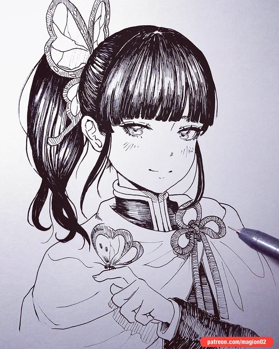 Kimetsu no Yaiba✨ Kanao and Shinobu

#Inktober2019 
#kimetsunoyaiba 