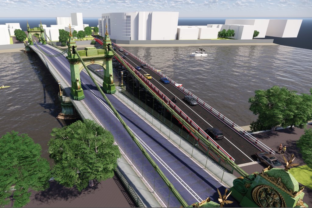 ProsawLimited's tweet image. A temporary #bridge running parallel to the existing Hammersmith Bridge has been mooted as a way to speed up repairs and keep traffic moving between Hammersmith and Barnes.

newcivilengineer.com/latest/hammers… #CivilEngineering #IronStructure #Construction
