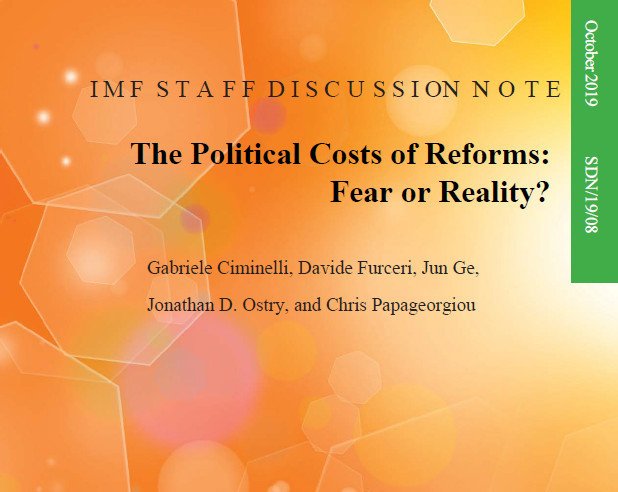 IMFNews's tweet image. #StructuralReforms can be very effective at boosting growth, however, they are sometimes unpopular. A new paper by IMF staff discusses the role of timing and packaging in the success of implementing reforms. #PoliciesForGrowth. 
ow.ly/BMpo50wOCu0