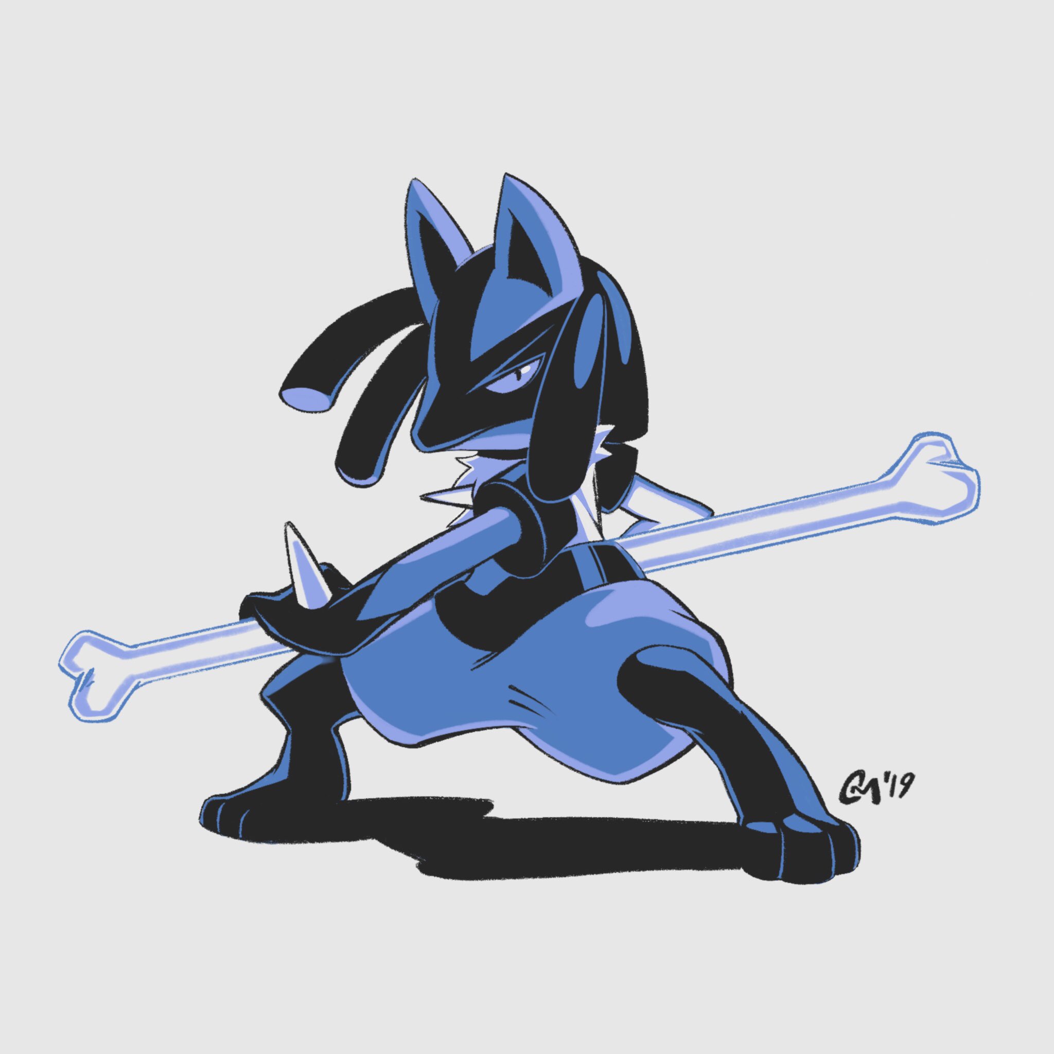 RIPY on X: Request: > a shiny lucario doing yoga