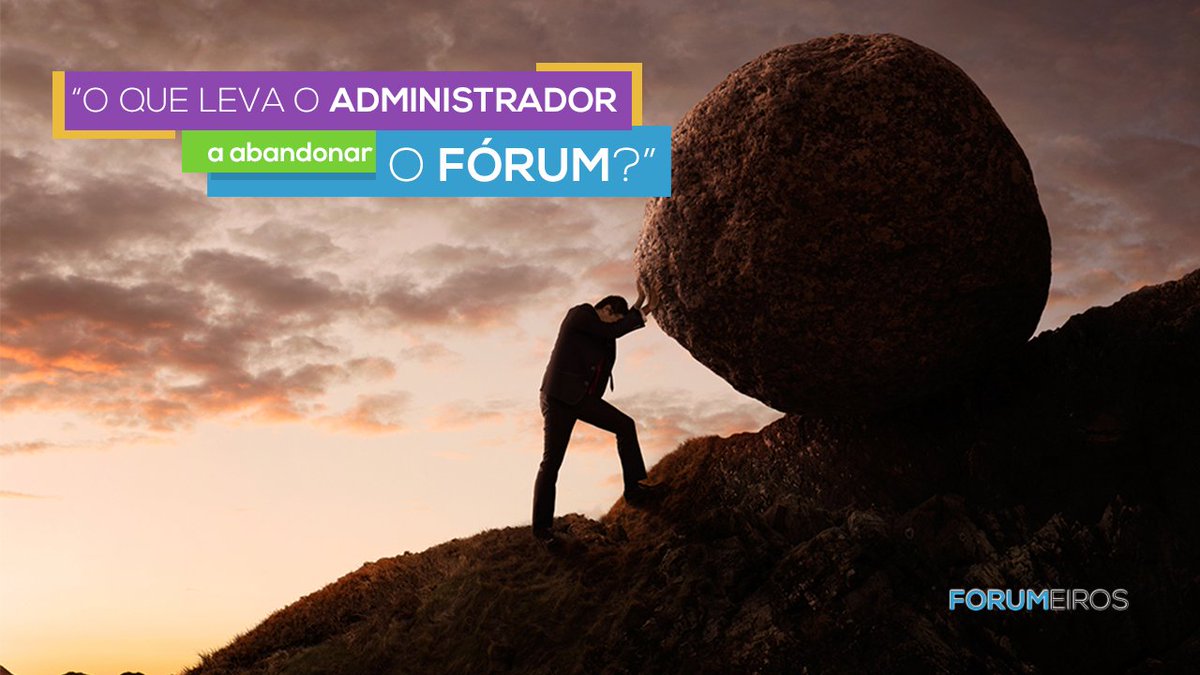 No segundo vídeo do quadro "Dicionário Forumeiros", levantaremos uma dúvida. O que pode causar a desistência de um projeto? Veja dicas de fortalecer sua comunidade, no novo vídeo do canal: youtu.be/kO9T-Lbg19c