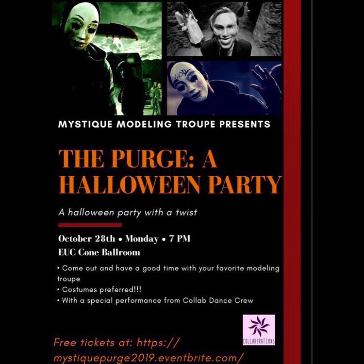UNCGMystique's tweet photo. The Mystique Purge!👀😈🔪 It’ll be a night to remember, so y’all don’t want to miss it! 

Go ahead and get your FREE tickets! Link is in our bio! https://t.co/tBHvJmF7hN