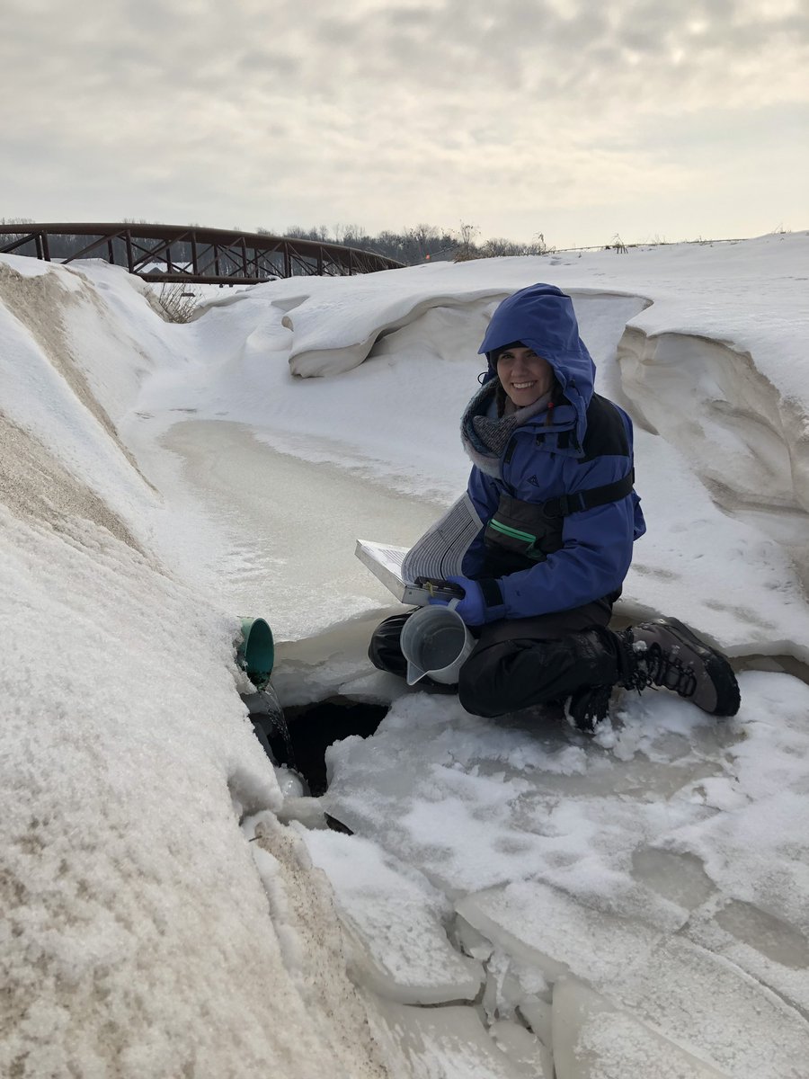 ecospeir's tweet photo. βοΈ <β actual image of me doing fieldwork in the winter
I think the coldest temps weβve sample in were ~5*F, plus windchill π€ thank goodness for neoprene waders, 295859 layers, & crowbars to break the ice!
#SFSFieldWorkFriday #ecology #phdlife #tanklab https://t.co/mFQXJjv1eA