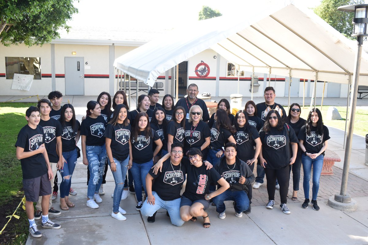 Friday must mean it's Scorpion Day <a href="/DesertValleyHS/">Desert Valley HS</a> It is always fun to work with a great group of students and staff. <a href="/BrawleyUHSD/">Brawley UHSD</a> <a href="/CCEAeducation/">CCEA Plus</a>