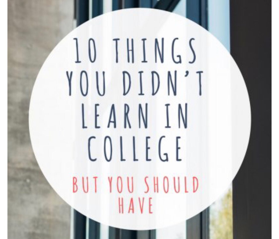 Join us this weekend on ⁦<a href="/SXMUrbanView/">.</a>⁩ as we discuss lessons about life and money you didn’t learn in college that contribute to success both financially and career-wise. This and every Sunday at 11a and 6p eastern on channel 126. #thingstheydontteachyou
