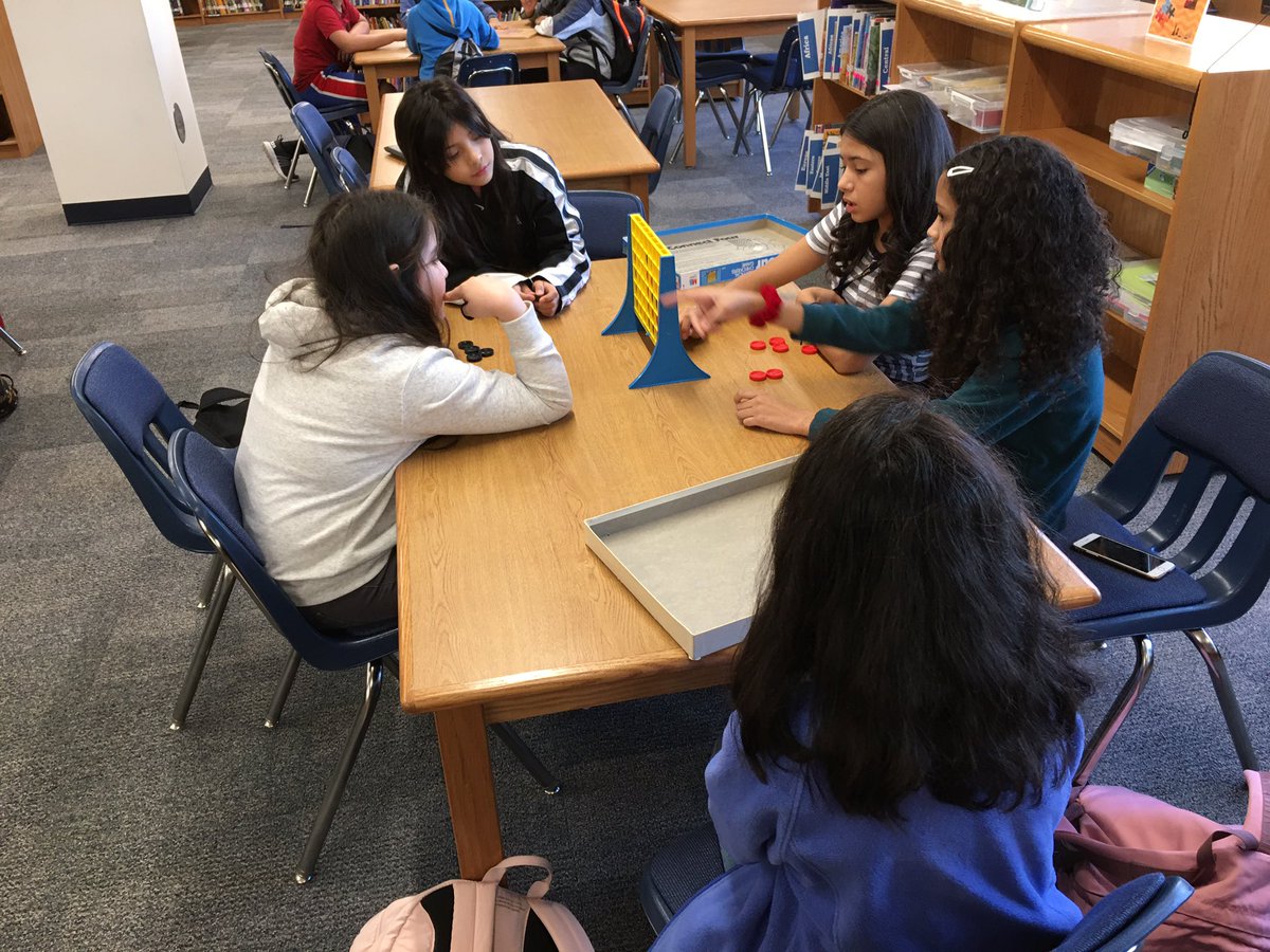 arpedigo's tweet image. It was a Free Fun Friday in the library!  #cfblibraries #TalonTerritory #gamesandbooks