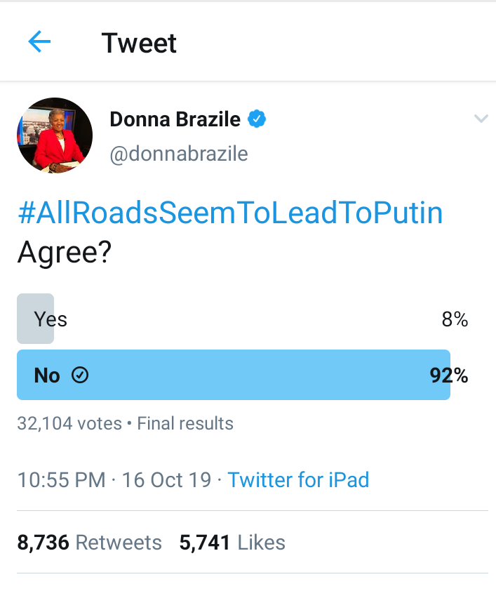 RealMikeMichail's tweet photo. @donnabrazile @BrookingsInst Nah🤪
Only #LeftWingLoons believe that. https://t.co/TI39RXKNQM