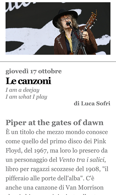 Stasera si conclude la prima settimana della nuova newsletter di <a href="/lucasofri/">Luca Sofri</a> per il Post ilpost.it/2019/10/16/new…: per abbonarsi abbonati.ilpost.it