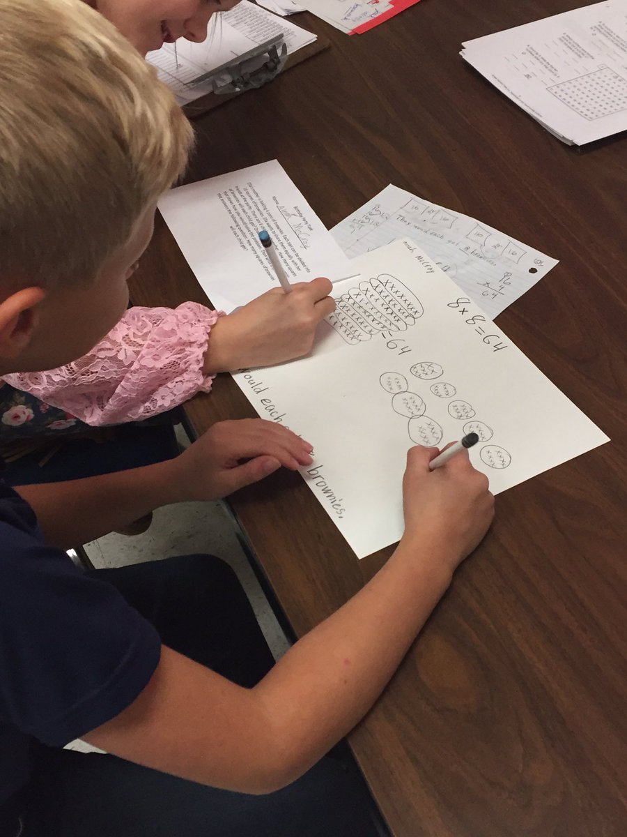 dh3592's tweet photo. My kids loved working on their math tasks today! #BKRoars #LoveMyKids https://t.co/A4EsRD456l