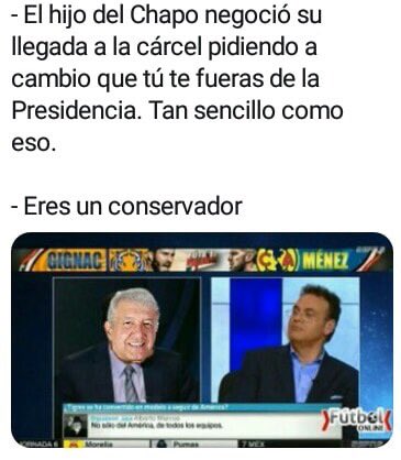 ¿Pero porque me dices conservador?