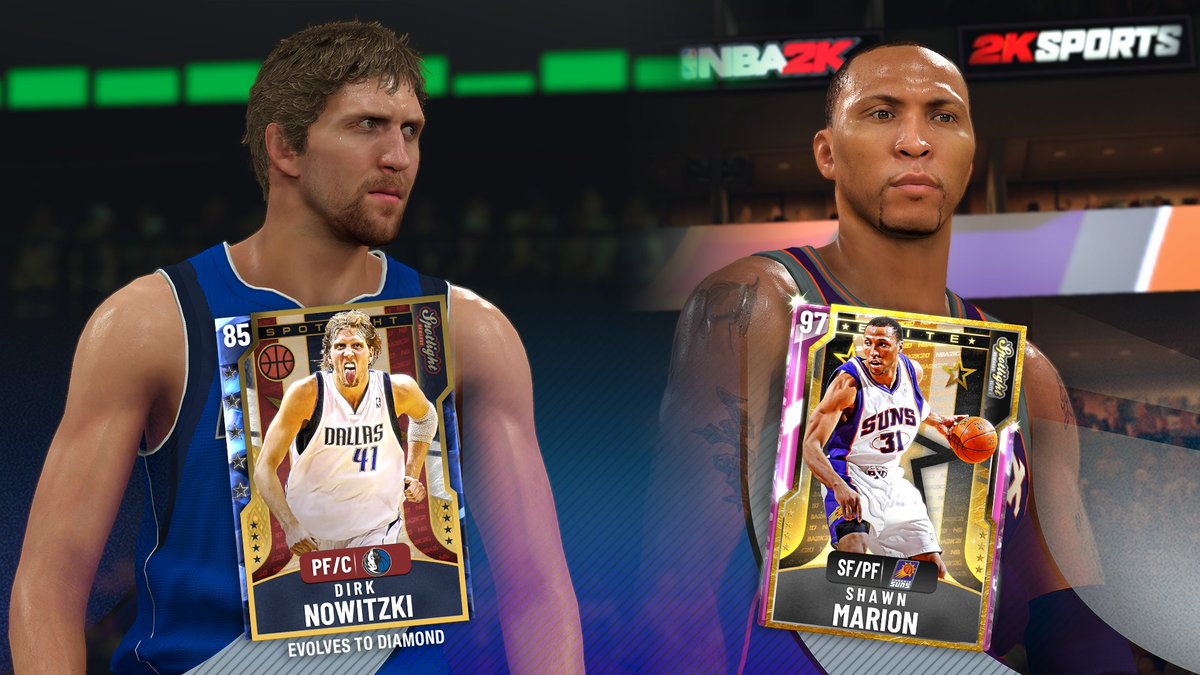 Nba 2k21 Myteam Dirk S Spotlight Challenges Are Get A Sapphire Dirk Evo To Diamond Card By Completing His First Challenge And Play All The Way Through To Earn His
