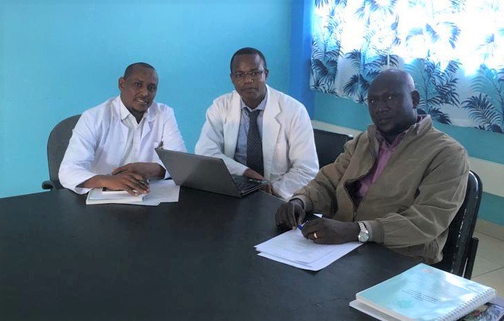 HIGHLIGHT OF THE WEEK: we welcomed 2 new FIGO Fellows - Dr Aden Bishar and Dr Ismail Lado, pictured with Dr Hillary Mabeya to our FIGO Training Centre; Gynocare Women’s and #Fistula Hospital in Eldoret, Kenya 

Find out more about our #EndFistula Programme ow.ly/tbLC50wOB44
