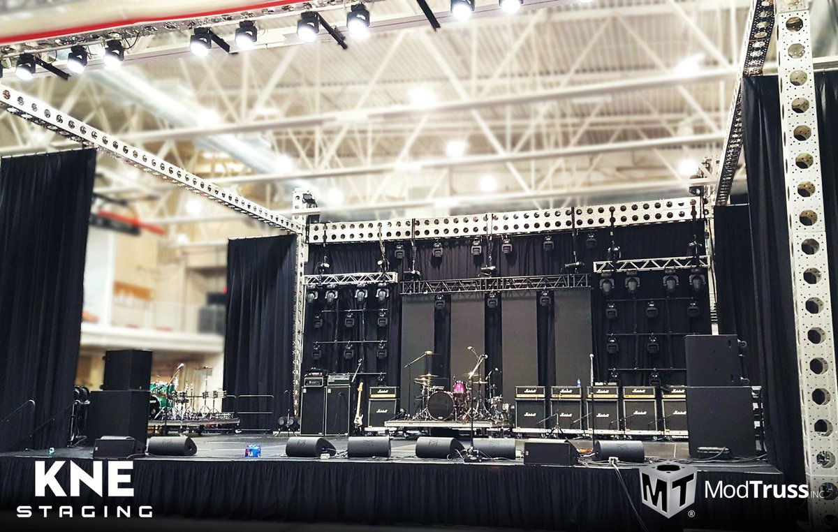 ModTruss's tweet image. Need to strengthen your load capacity? @ModTruss can do that with our ability to LAMINATE our truss! 

Project Credit: KNE Staging

#LiveMusic #ConcertStage #MusicEvent #Lamination #IncreaseYourLoad #LoadCapacity #TrussLamination #KNE #ModTruss #Staging #StagingSolution