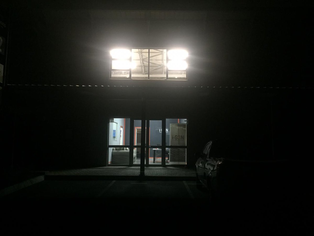 IG3N_ZA's tweet photo. That time when you have a high quality, advanced IG3N #LithiumIon battery installed at your facility and #Loadshedding does not affect you. https://t.co/gB55bT3utL