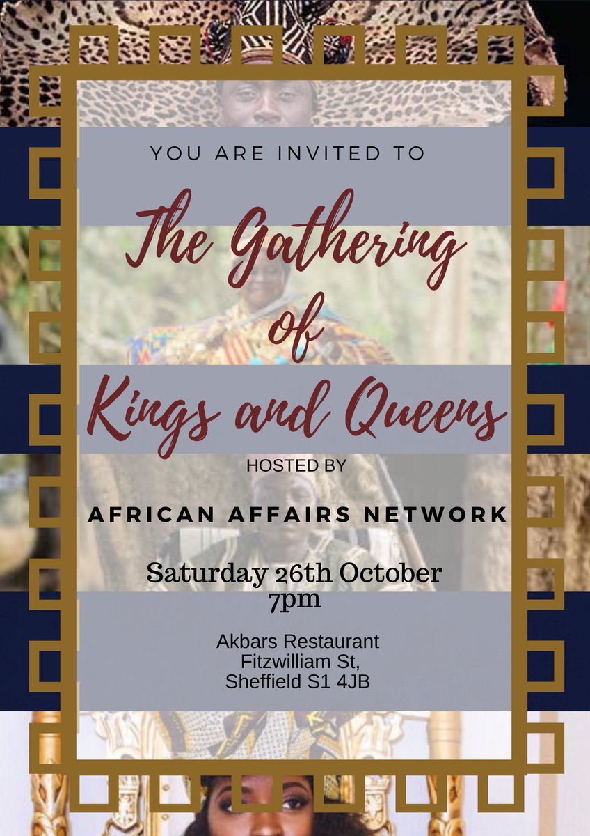 AANSheff's tweet photo. THE GATHERING OF KINGS AND QUEENS IS BACK!!! It's an AMAZING time each year! Feel free to wear your traditional outfits but it's not compulsory!  Please register your interest via this link for table numbers! SEE. YOU. THERE! 

https://t.co/Oq9KPlA7th https://t.co/33DHesrIOD