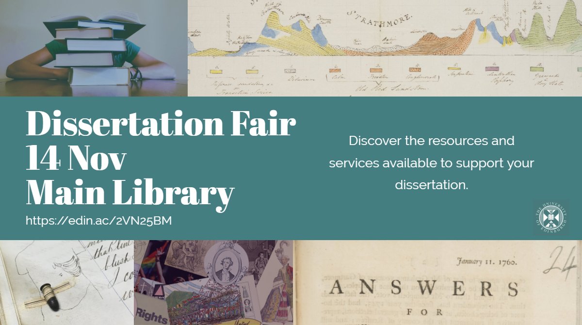 EdUniLibraries's tweet photo. Discover the resources and services available to support your dissertation research question. More details coming soon. #WeHaveGreatStuff  https://t.co/GxtUeEXPNs https://t.co/S3wfI6h67V