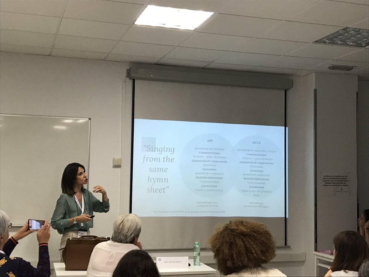 Aprendizaje Basado en Proyectos: Una Metodología Transformadora con Rosa Sánchez García de <a href="/LoyolaAnd/">Universidad Loyola</a> en @CIEB2019 #ABP #AprendizajeBasadoEnProyectos #Bilingüismo #EnseñanzaBilingüe #CIEB2019
