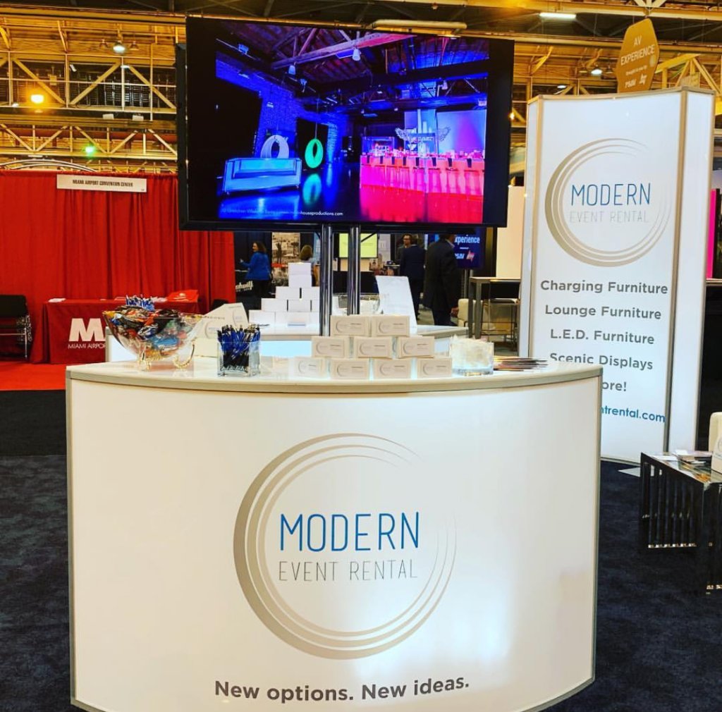 ModEventRental's tweet image. It's trade show season, and @ModEventRental has everything you need to make your booth stand out. Check out our latest blog to learn how we can help you, and what you need besides rentals to make your booth memorable. buff.ly/2MOXF9B #eventrentals #tradeshowrentals