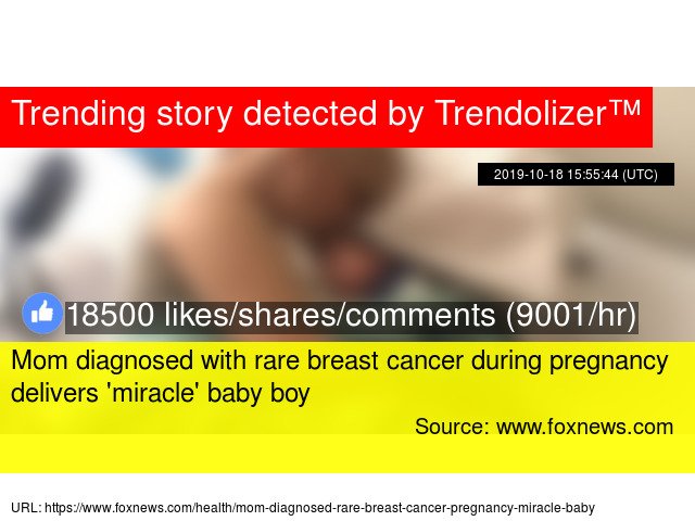 Mom diagnosed with #rarebreastcancer during pregnancy delivers 'miracle' baby boy trendolizer.com/2019/10/mom-di…
