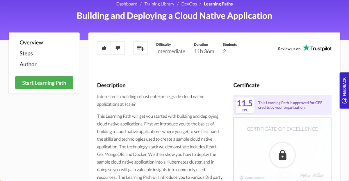 QANorthAmerica's tweet image. [👑New Learning Path] Interested in building robust enterprise grade #cloudnativeapplications at scale? This Learning Path will get you started with building and deploying #cloudnative applications. cloudacademy.com/learning-paths…
