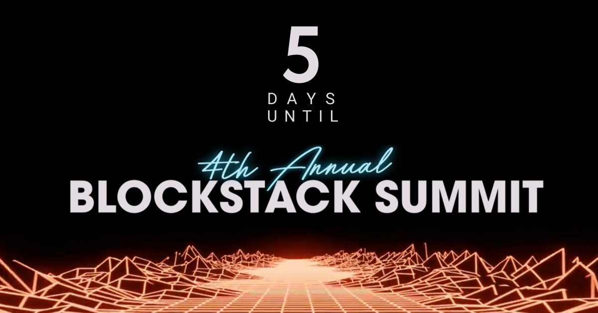 StacksCommunity's tweet image. Amazing speaker lineup, thought-provoking discussions, and a full day of hanging out with the awesome #BlockstackGlobal Community.
DM us for special passes and be sure to get your tickets ASAP: summit.blockstack.org
