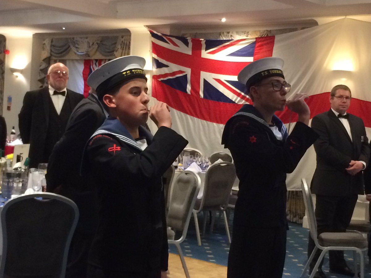 Our cadets doing us proud piping at a local Trafalgar Night dinner. #bestheadstartinlife