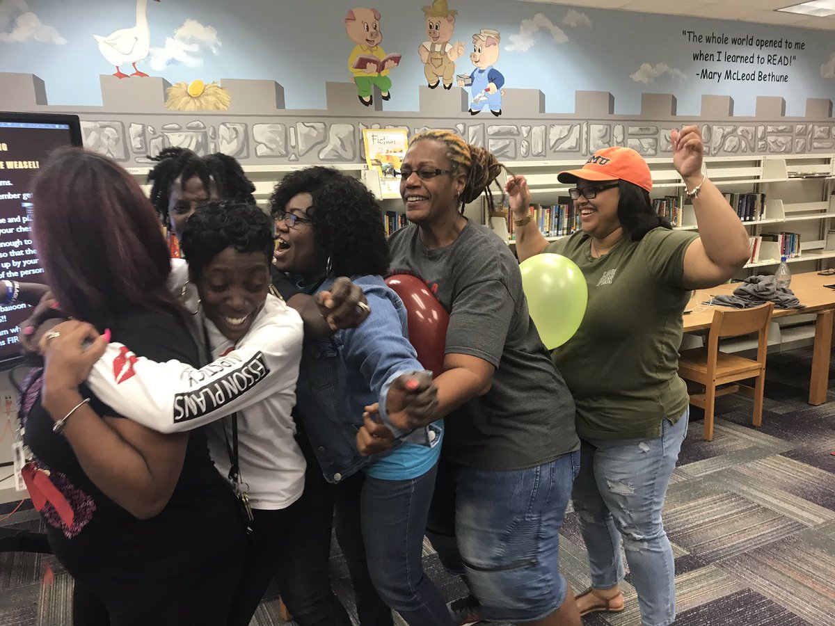 We’re gearing up for a winning season so today Team Cavaliers focused on the importance of teamwork &amp; we celebrated a successful 1st Quarter!! It was definitely a fun Friday! Second Quarter Ready....GAME ON!!! @ElemCadre6
