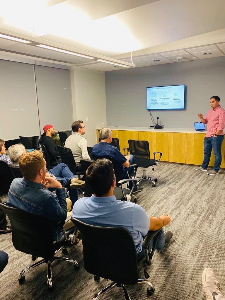 LumenInsure's tweet image. Yesterday’s @InsureTechATX Meetup was 🔥 Dustin Duvanich, Head of Sales at Indio Technologies, provided us with some great advice for scaling startups 👍🏼 
.
.
.
#insurance #insuretech  #insurance #tech #technology #startup #startups #Austin #ATX #austinstartups #techstartups