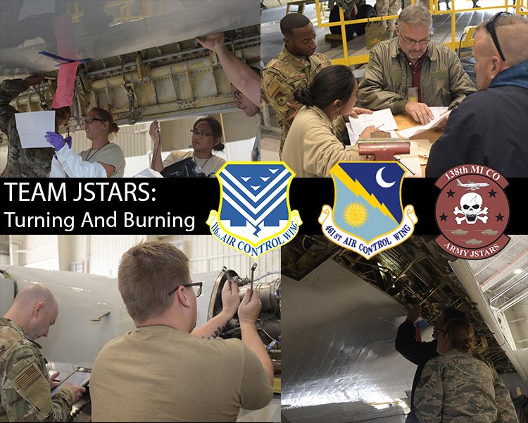 #TurningAndBurning

JSTARS personnel spend countless hours operating, inspecting, maintaining, repairing the E-8C aircraft.

Maintainers are given all tools to ensure they provide a fully functional, safe product back to aircrews.

Interested? <a href="/GaGuardRR/">Georgia National Guard Recruiting and Retention</a>, or call 478-929-9494!